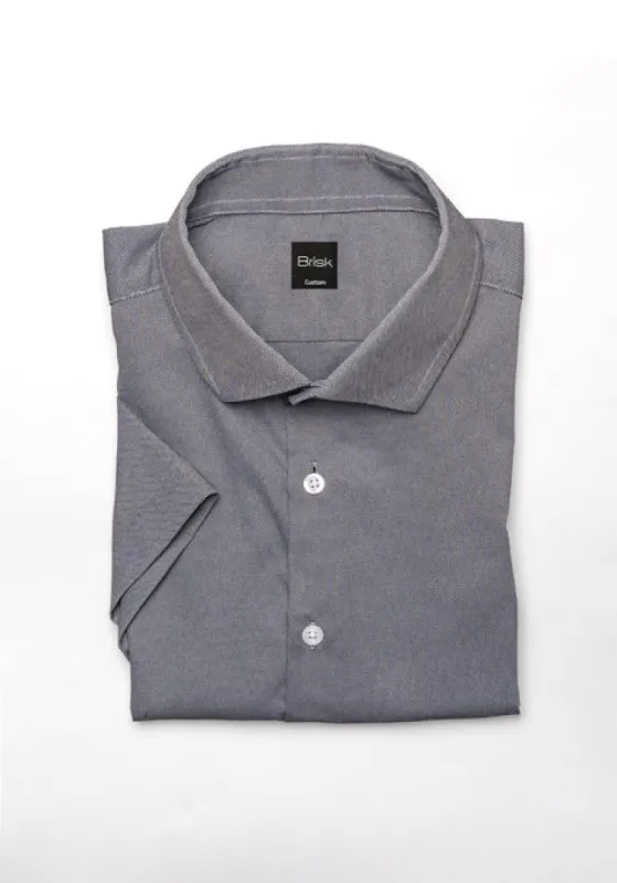 Charcoal Grey Half Sleeves Performance Ultra Stretch - Wrinkle Free sold by Brisk Shirts