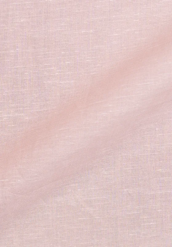 Pastel Peach Light Weight Cotton Linen sold by Brisk Shirts