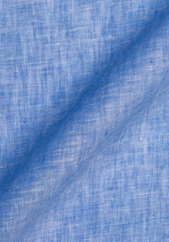 Italian Blue Linen sold by Brisk Shirts