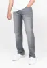 Light Grey Straight Fit Jeans - Clay sold by Brisk Shirts