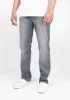 Light Grey Straight Fit Jeans - Clay sold by Brisk Shirts