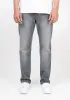 Light Grey Straight Fit Jeans - Clay sold by Brisk Shirts