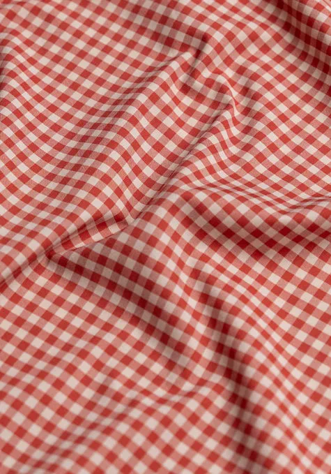 Red Gingham Performance Stretch - Wrinkle Free sold by Brisk Shirts product image thumbnail 2