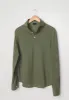 Military Green Feather Soft Piqué Full Sleeve Polo Shirt sold by Brisk Shirts