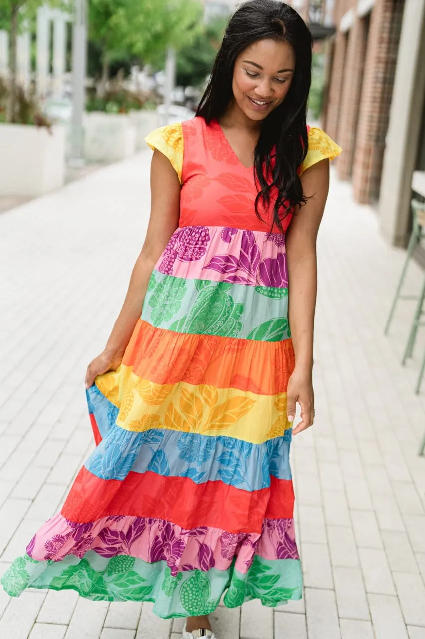 Jenny Maxi Dress | Rainbow - final sale - final sale sold by Briton Court product image thumbnail 2
