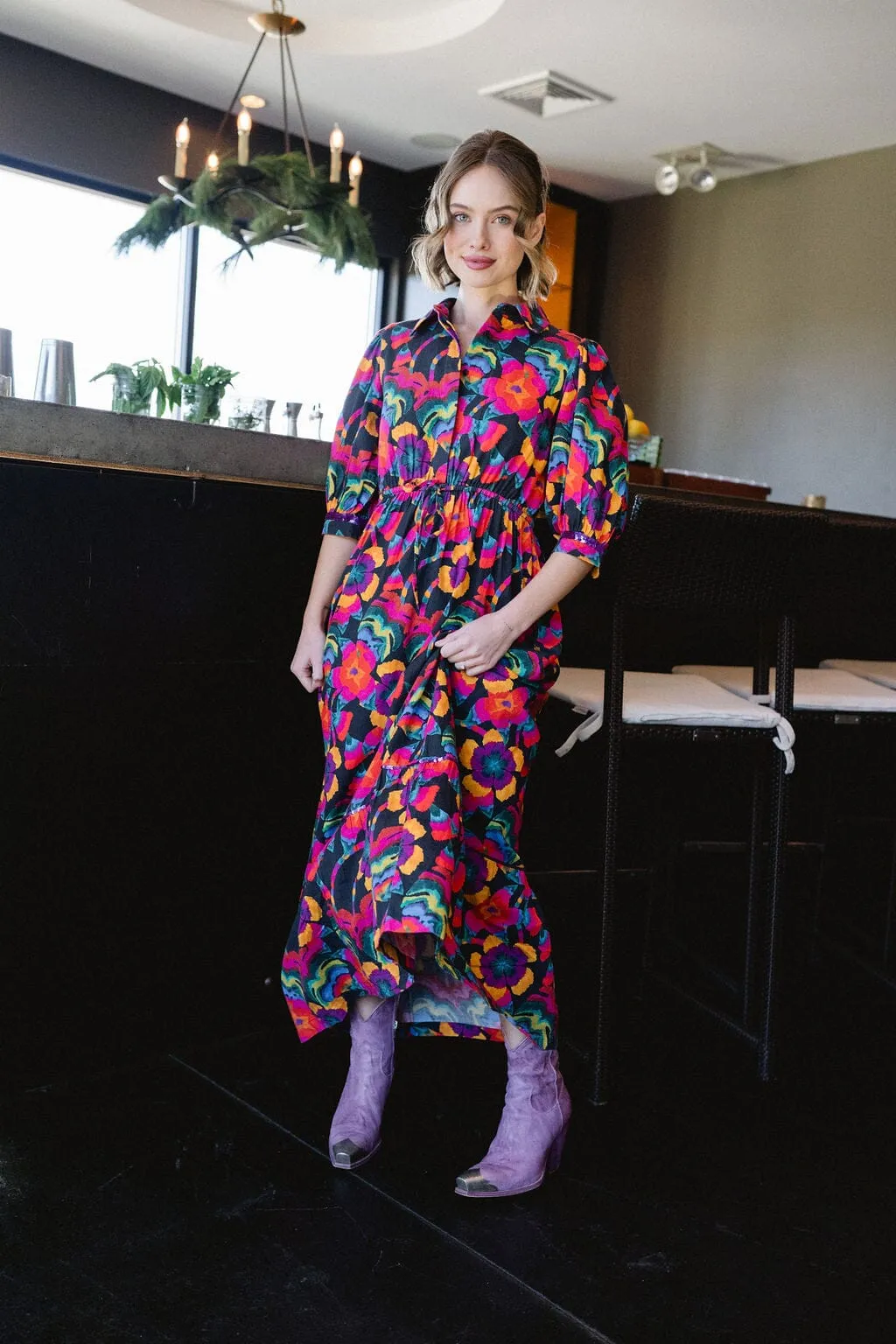 Eva Maxi Dress- Floral - final sale sold by Briton Court product image thumbnail 3