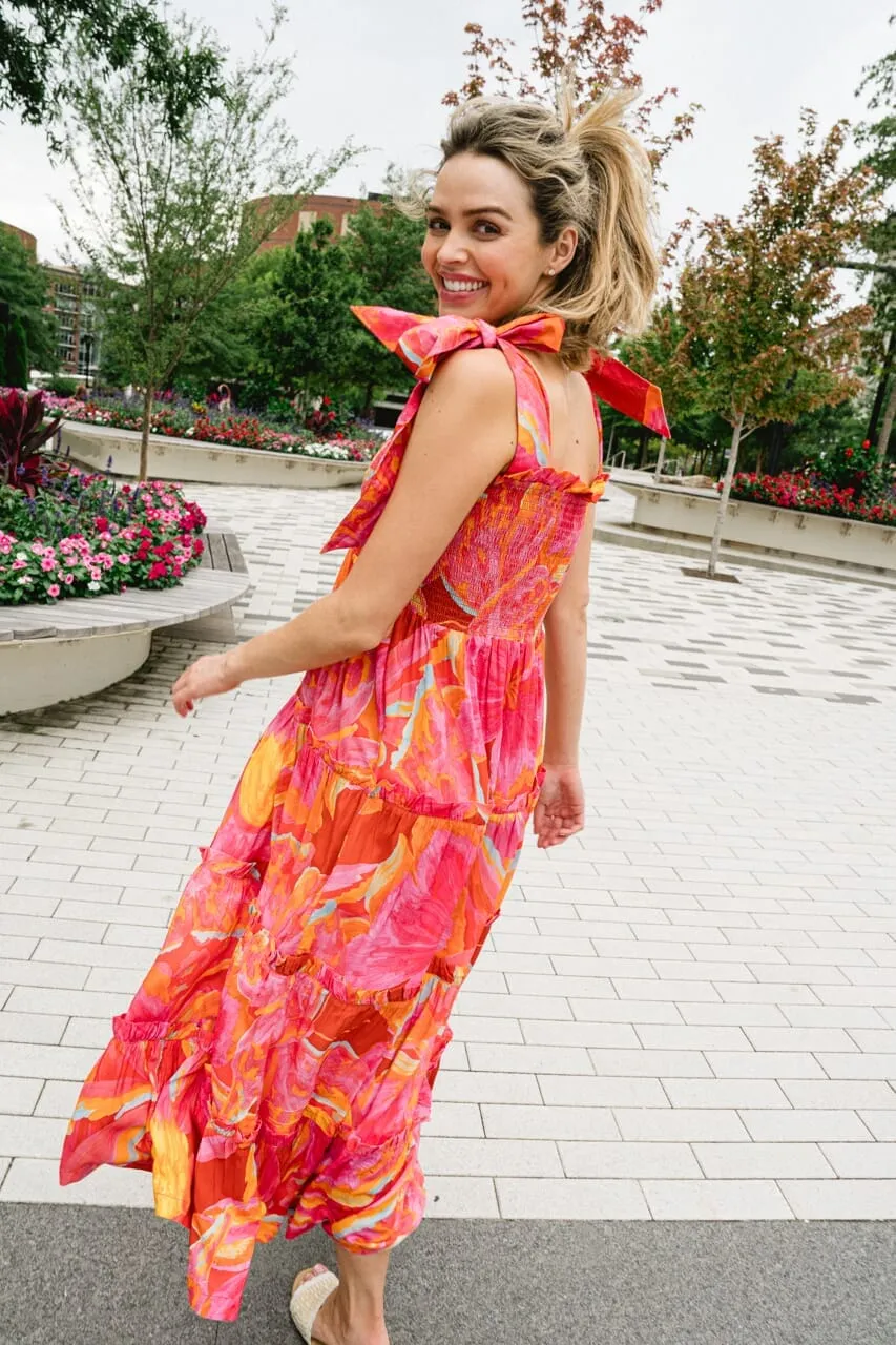 Audrey Midi Dress | Bright Floral - final sale sold by Briton Court product image thumbnail 4