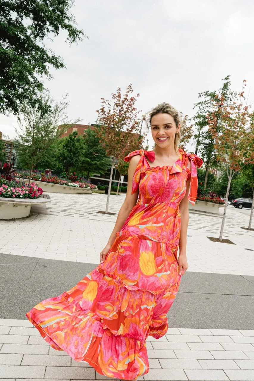 Audrey Midi Dress | Bright Floral - final sale sold by Briton Court product image thumbnail 2