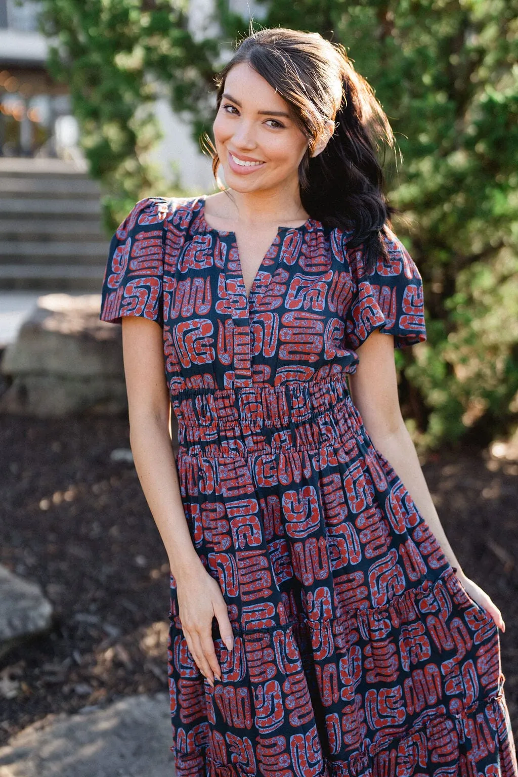 Willow Maxi Dress - Navy sold by Briton Court product image thumbnail 2