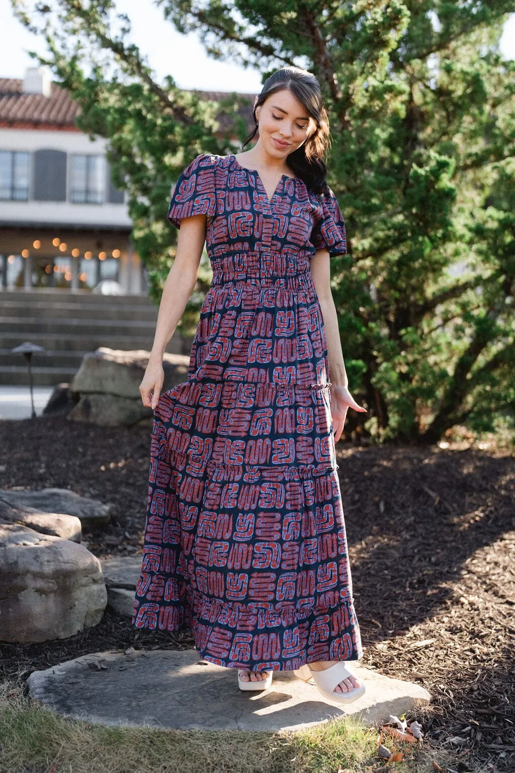 Willow Maxi Dress - Navy sold by Briton Court product image thumbnail 5