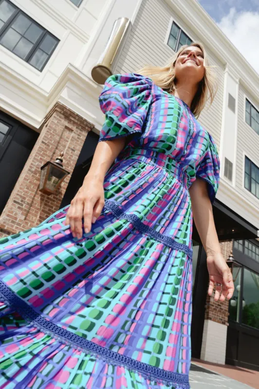 Savannah Maxi Skirt - Dahlia sold by Briton Court