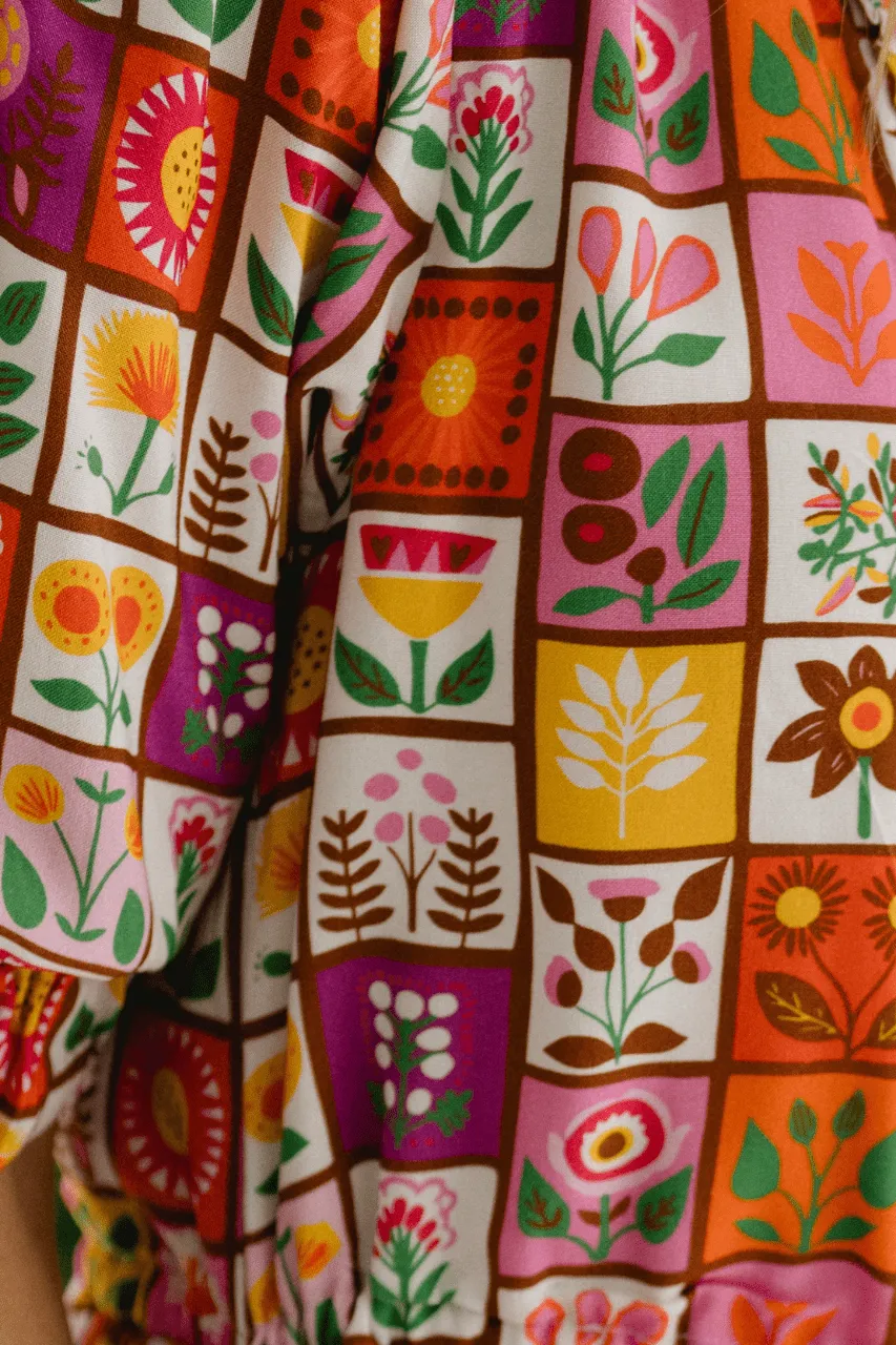 Eliza Mini Dress - Floral Motif sold by Briton Court product image thumbnail 4