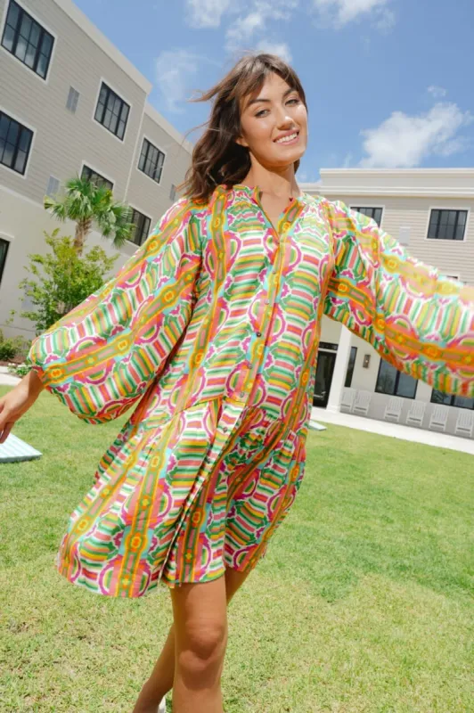 Callie Mini Dress - Abstract Print sold by Briton Court