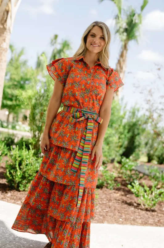 Aria Maxi Skirt sold by Briton Court