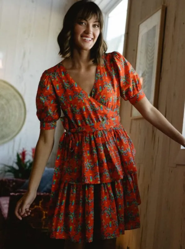 Anabel Wrap Dress sold by Briton Court