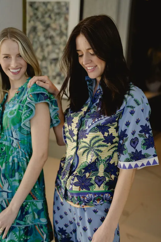 Joanna Top | Blue Lotus sold by Briton Court