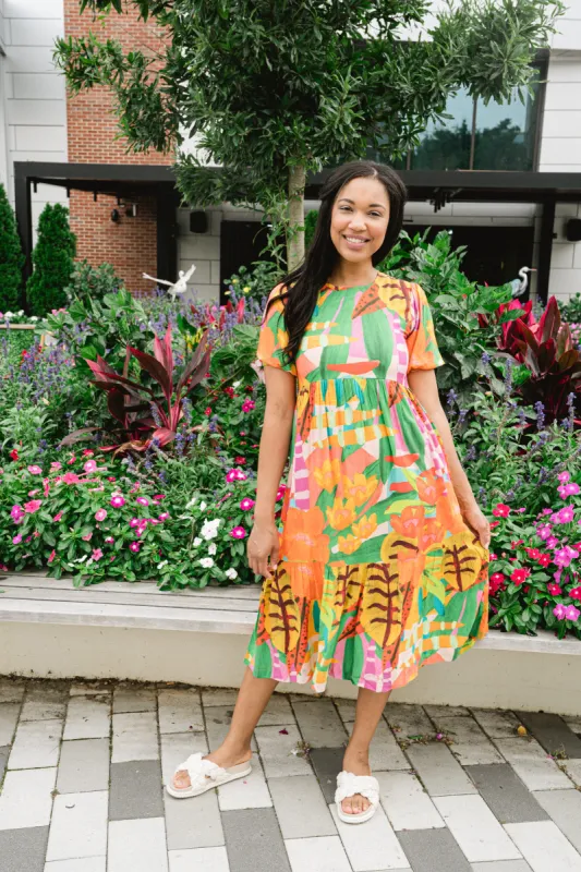 Lucy Midi Dress made by Briton Court