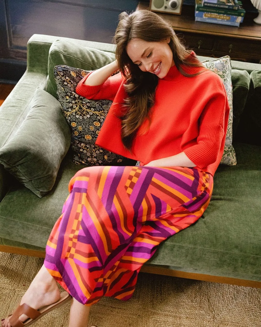 Sophia Sweater | Sugar Coral sold by Briton Court product image thumbnail 3