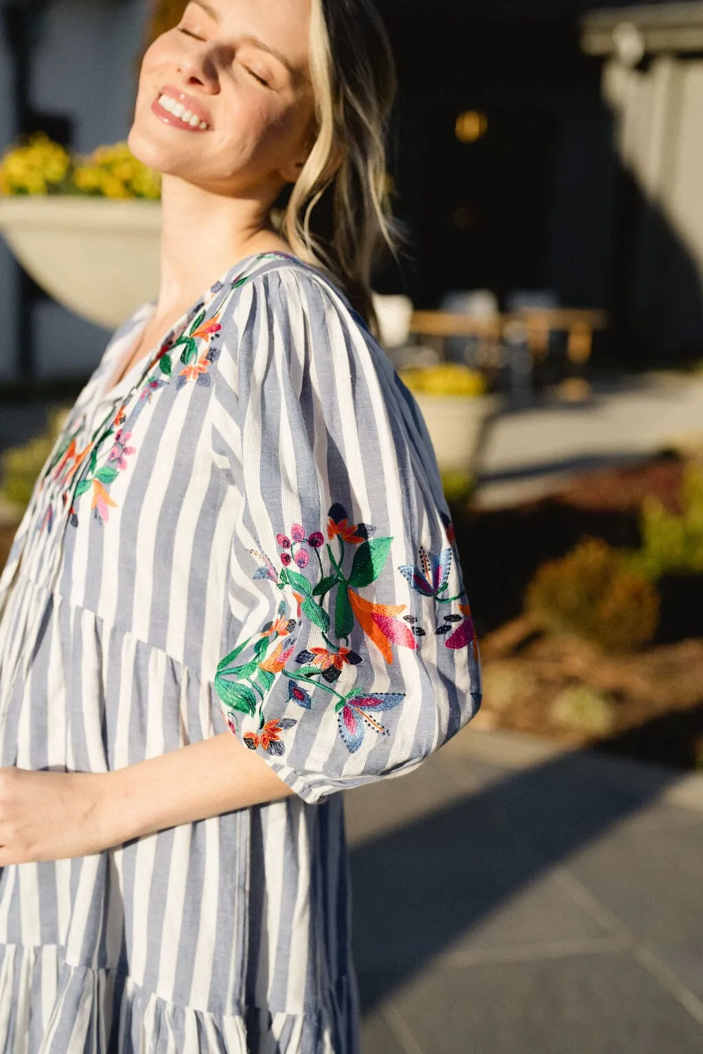 Paula Mini Dress | Striped sold by Briton Court product image thumbnail 4