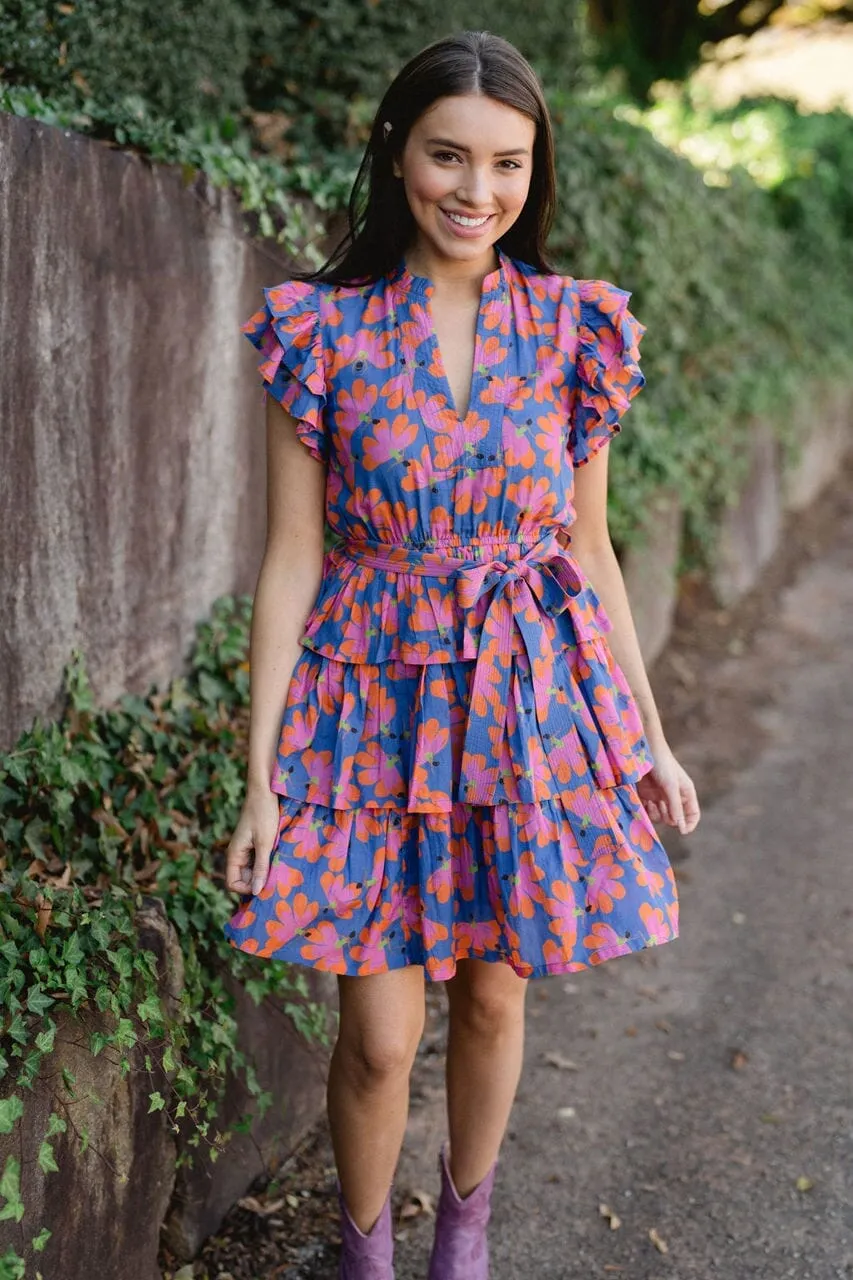 Delilah Mini Dress - Ballet Floral - final sale sold by Briton Court