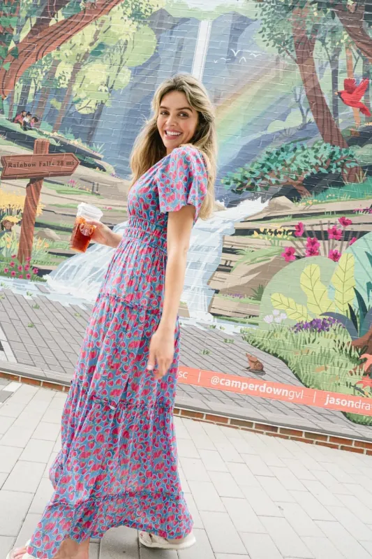 Willow Maxi Dress | Strawberries sold by Briton Court