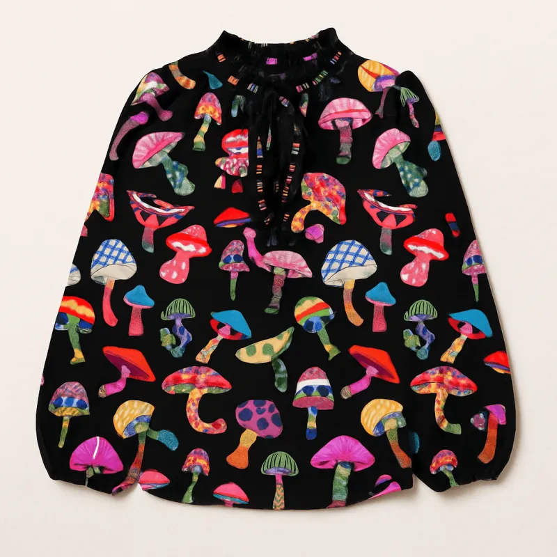 Nora Blouse - Mushroom sold by Briton Court
