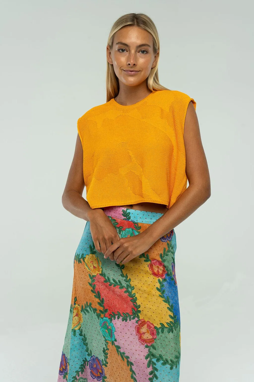 Laura Sleeveless Sweater sold by Briton Court