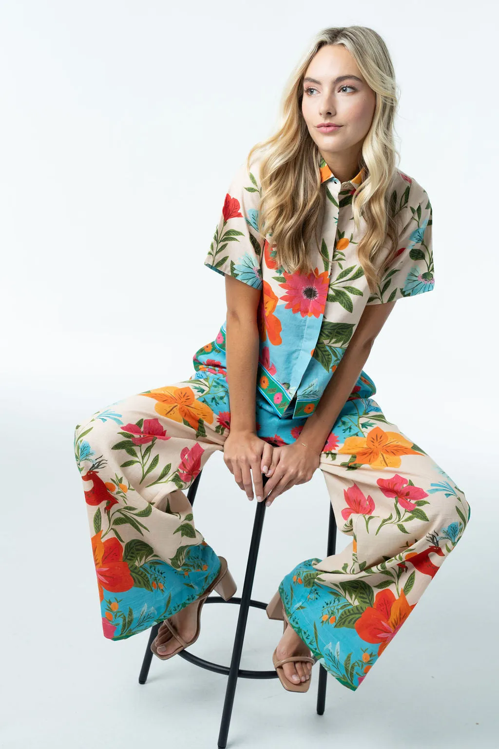 Betsy Linen Top sold by Briton Court product image thumbnail 2