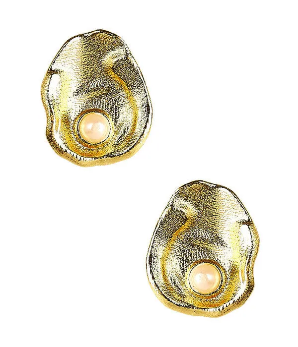 Oyster Stud - Earring sold by Briton Court product image thumbnail 5