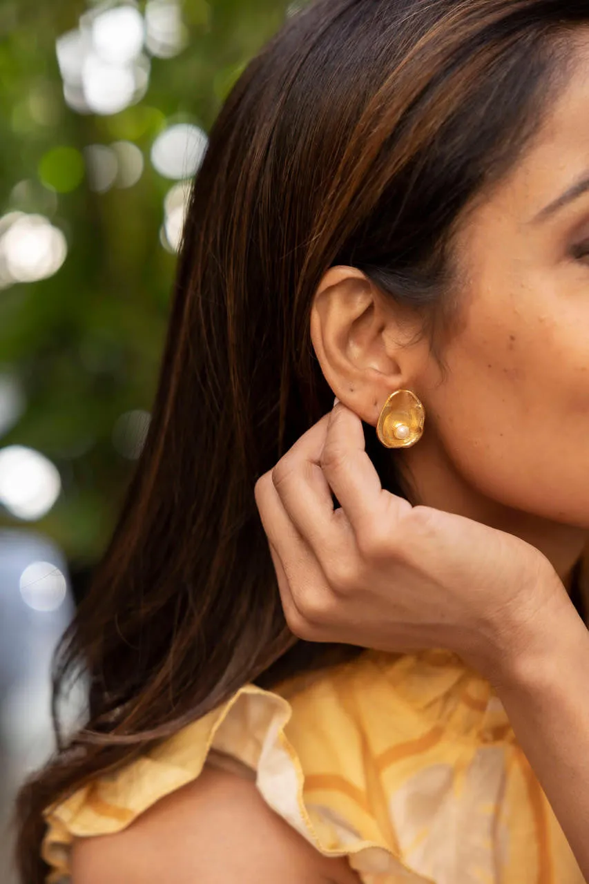 Oyster Stud - Earring sold by Briton Court product image thumbnail 2