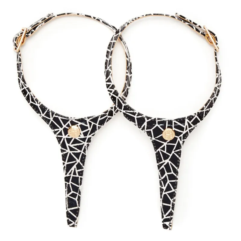 Black Mosaic Leather sold by Cambiami