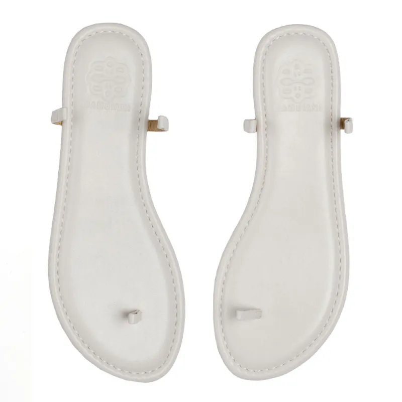 NEW White Leather Sole made by Cambiami