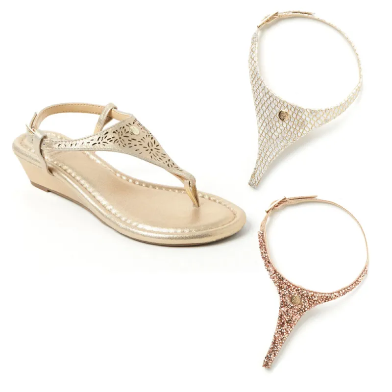 Champagne Wedge Set sold by Cambiami