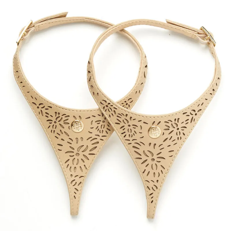 Tan Leather Laser Cut Straps sold by Cambiami