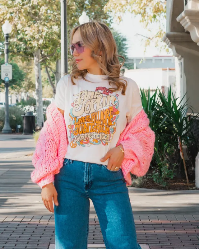 Janis Joplin Live at The Fillmore Tee sold by Care Tucker