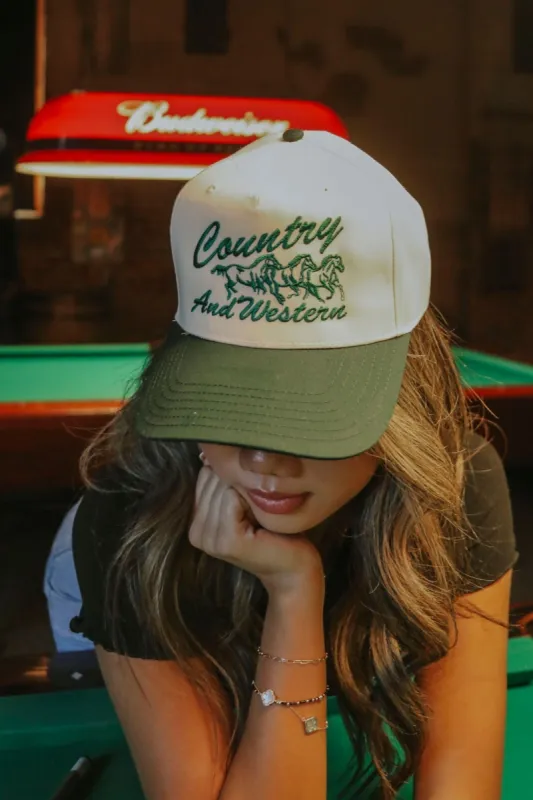 COUNTRY AND WESTERN TRUCKER HAT sold by Care Tucker