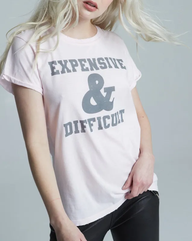 Expensive & Difficult Tee sold by Care Tucker