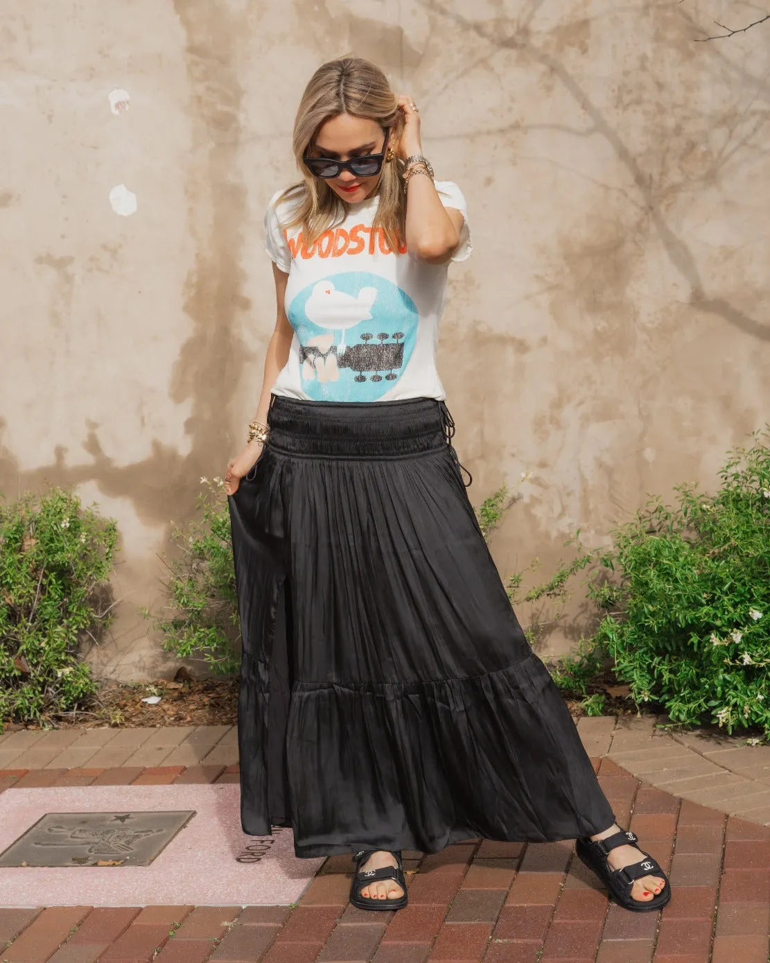 Melory Smocked Waist Maxi Skirt sold by Care Tucker product image thumbnail 2