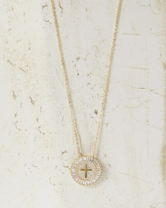 Grace Cross Necklace sold by Care Tucker