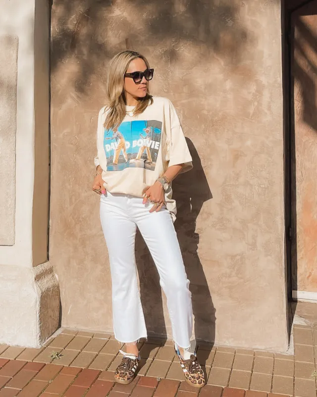 David Bowie 1983 Tour Oversized Tee sold by Care Tucker