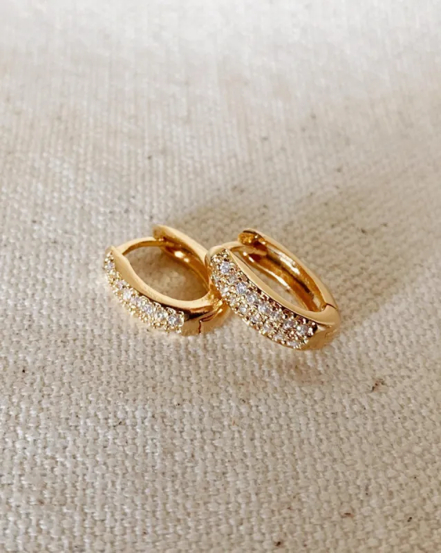 18k Gold Filled Oval Clicker Hoop Earrings sold by Care Tucker