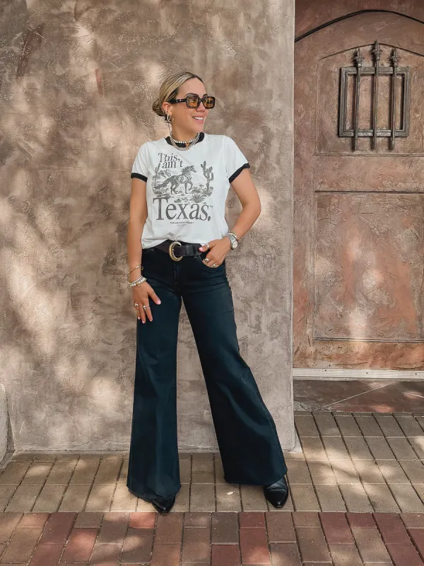 This Ain't Texas Stallion Perfect Ringer Tee sold by Care Tucker