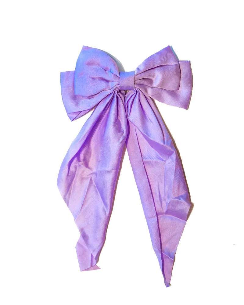 Satin Bow Hair Barrette sold by Care Tucker product image thumbnail 4