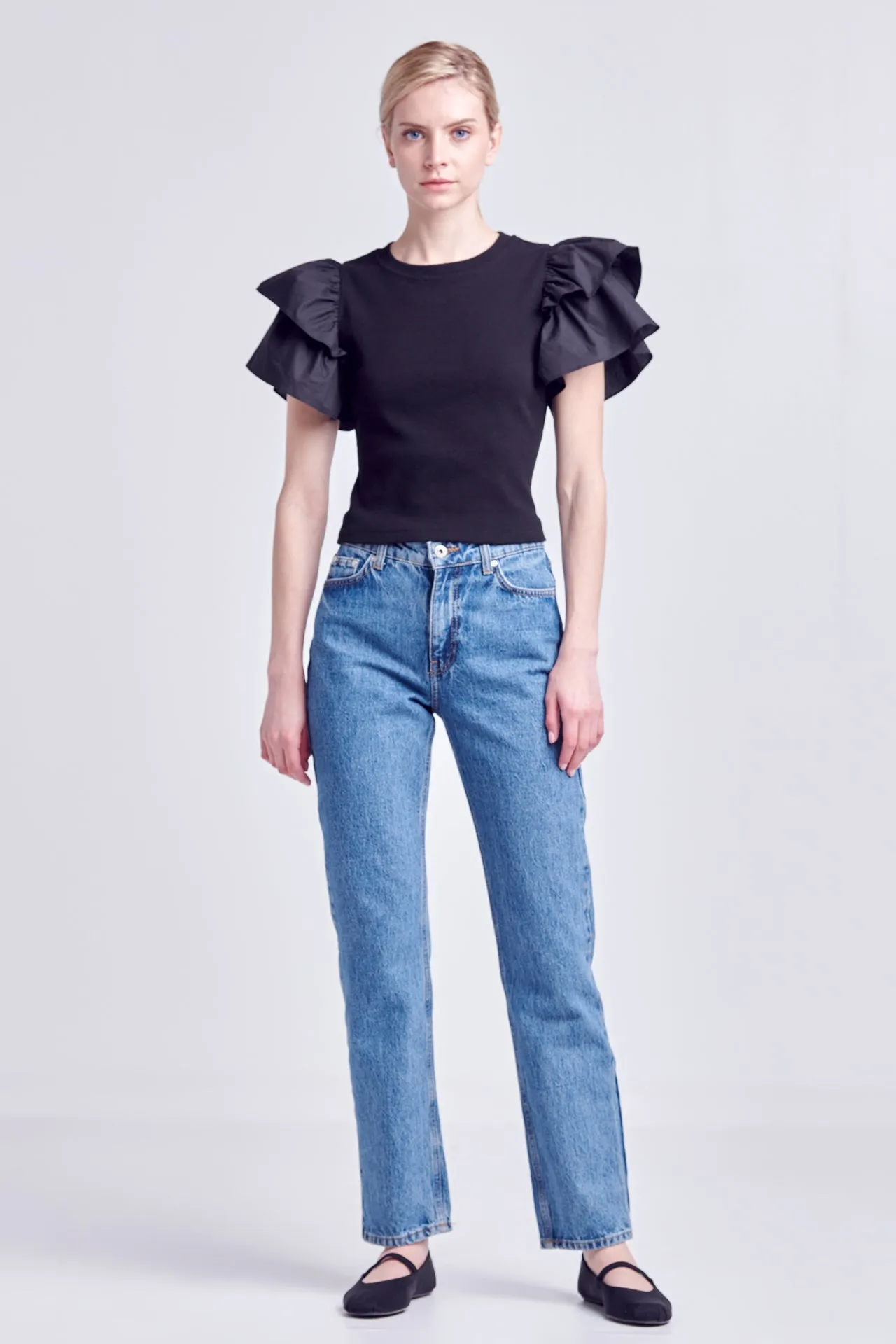 Marilyn Ruffled Top sold by Care Tucker product image thumbnail 2