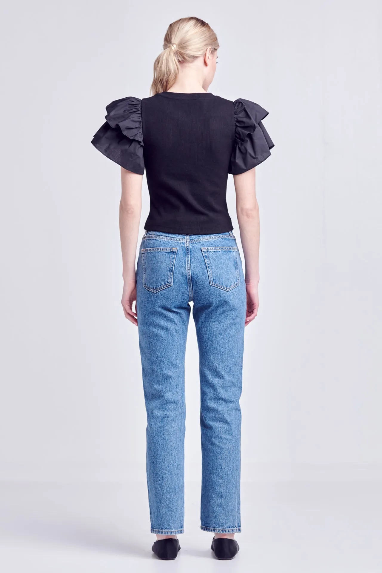 Marilyn Ruffled Top sold by Care Tucker product image thumbnail 3