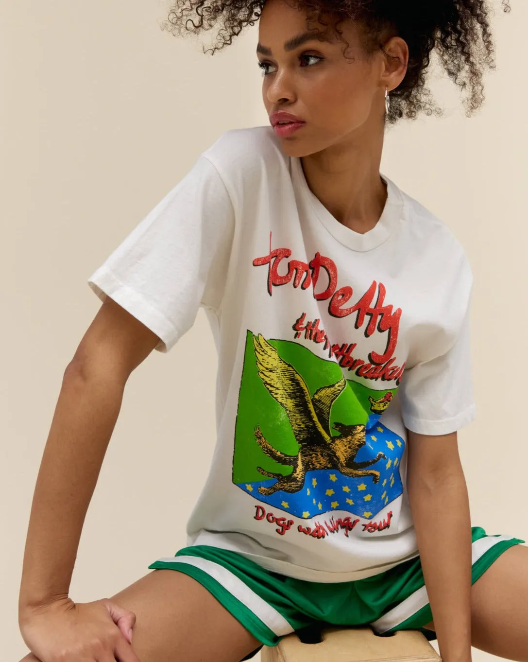 Tom Petty Dogs With Wings Weekend Tee sold by Care Tucker