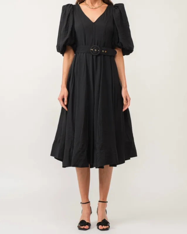 Courtney V Neck Puff Sleeve Dress sold by Care Tucker