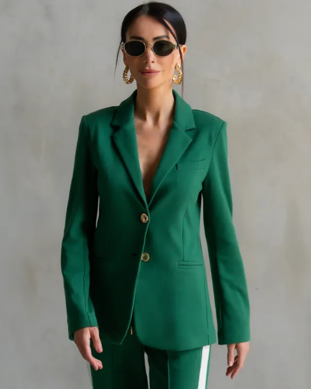 Morrison Interlock Blazer Ivy sold by Care Tucker