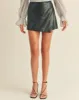 Pleather Envelope Skort sold by Care Tucker