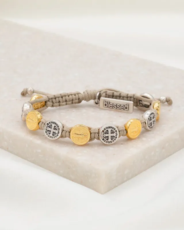 Benedictine Blessing Bracelet - Mixed Medals sold by Care Tucker